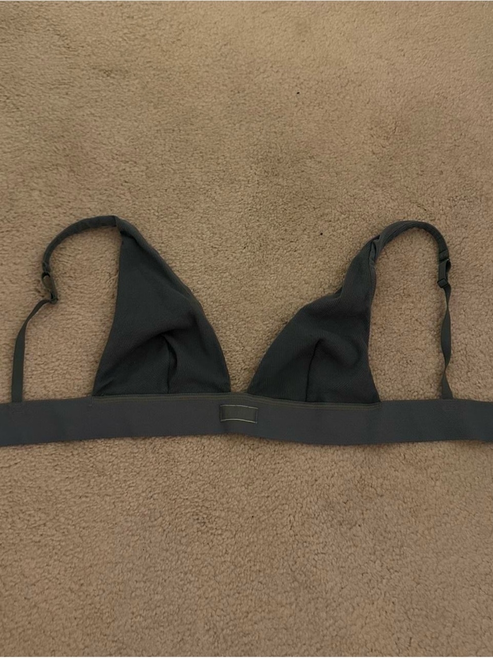 Skims Women's Soft Triangle Bralette - Blue